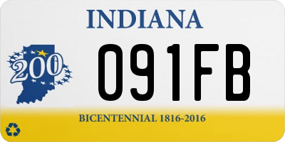 IN license plate 091FB