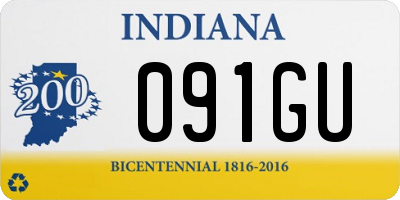 IN license plate 091GU