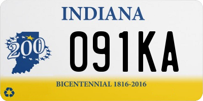 IN license plate 091KA