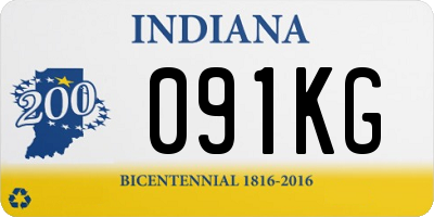 IN license plate 091KG