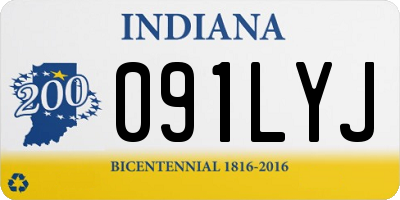 IN license plate 091LYJ