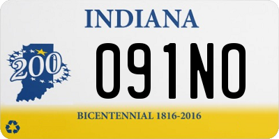 IN license plate 091NO