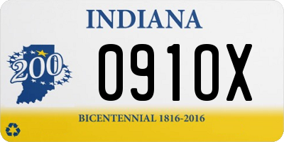 IN license plate 091OX