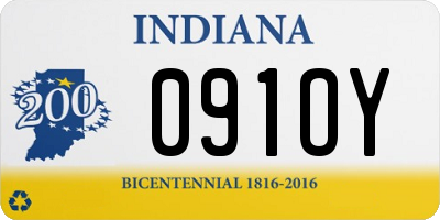 IN license plate 091OY