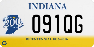 IN license plate 091QG