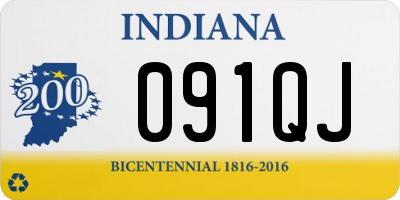 IN license plate 091QJ