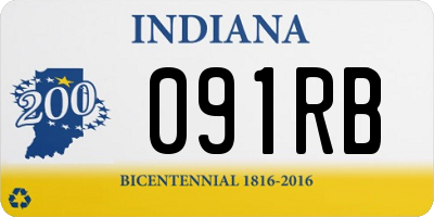 IN license plate 091RB