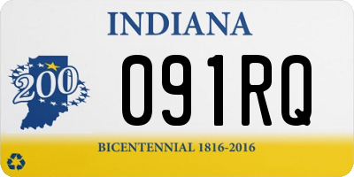 IN license plate 091RQ