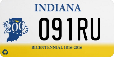 IN license plate 091RU