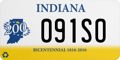 IN license plate 091SO