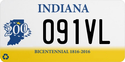 IN license plate 091VL