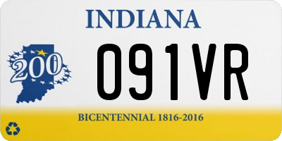IN license plate 091VR