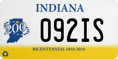 IN license plate 092IS