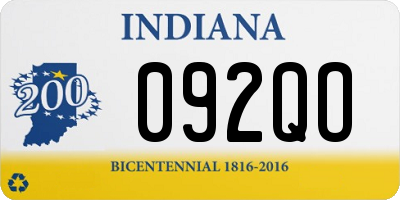 IN license plate 092QO