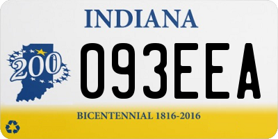 IN license plate 093EEA