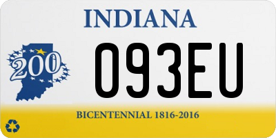 IN license plate 093EU