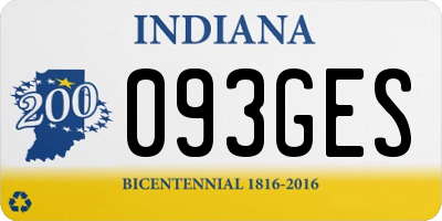 IN license plate 093GES