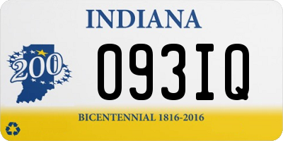 IN license plate 093IQ