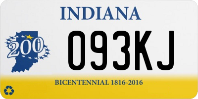 IN license plate 093KJ