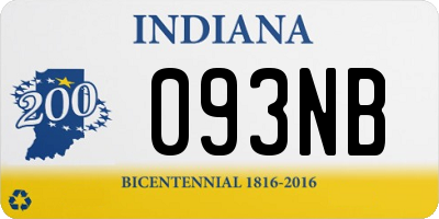 IN license plate 093NB