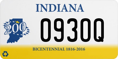 IN license plate 093OQ