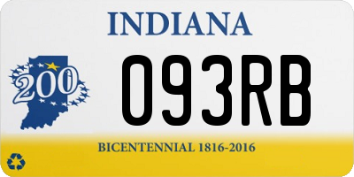 IN license plate 093RB