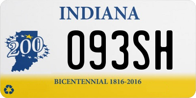 IN license plate 093SH