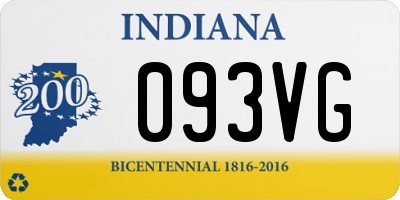 IN license plate 093VG