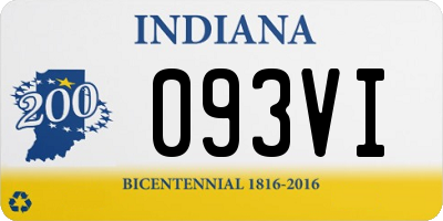 IN license plate 093VI