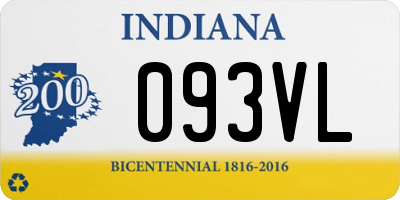 IN license plate 093VL