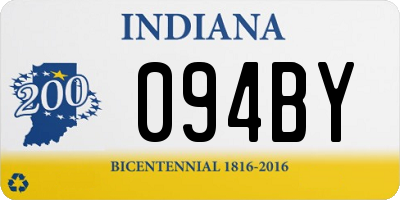 IN license plate 094BY