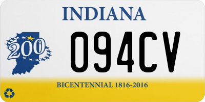 IN license plate 094CV