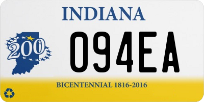 IN license plate 094EA