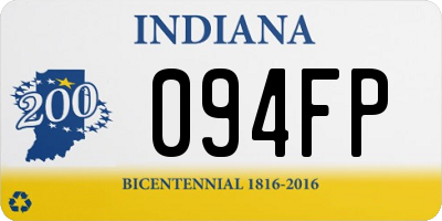 IN license plate 094FP