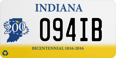 IN license plate 094IB
