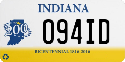 IN license plate 094ID