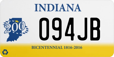 IN license plate 094JB