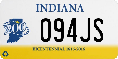 IN license plate 094JS