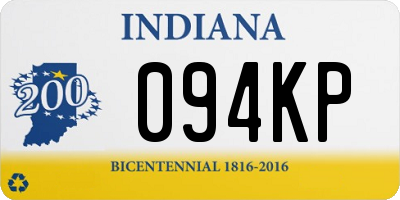 IN license plate 094KP