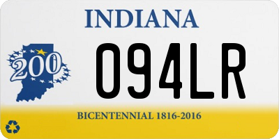 IN license plate 094LR