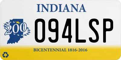 IN license plate 094LSP