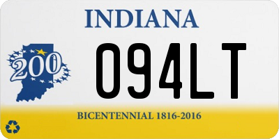 IN license plate 094LT