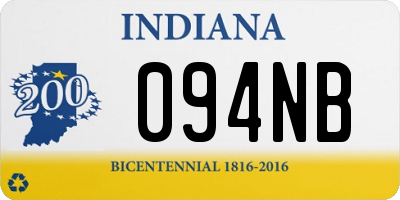 IN license plate 094NB