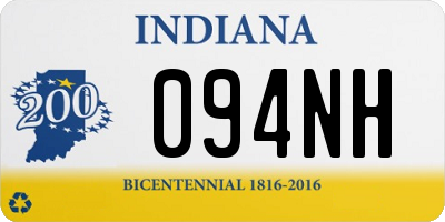 IN license plate 094NH