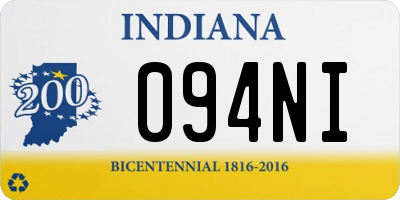 IN license plate 094NI