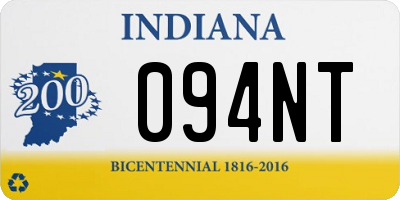 IN license plate 094NT