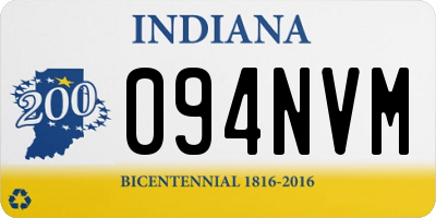 IN license plate 094NVM