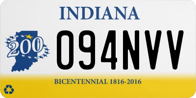 IN license plate 094NVV