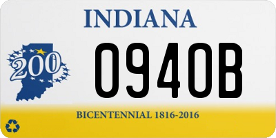 IN license plate 094OB