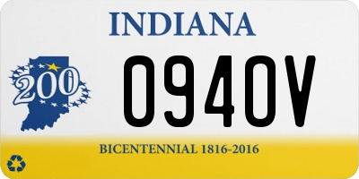 IN license plate 094OV